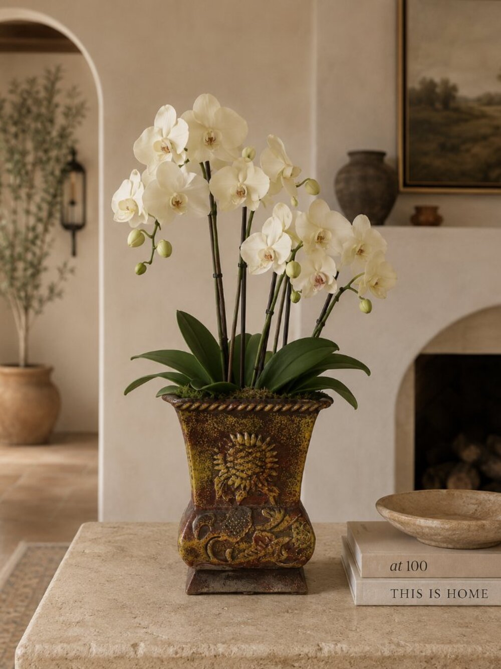 Rustic Style Metal Vase